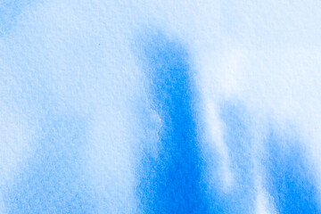  Blue watercolor abstract background on White paper texture