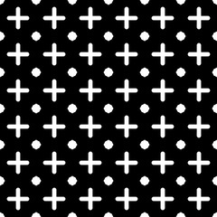 Fototapeta premium Seamless surface pattern design with quatrefoil figures. Oriental traditional ornament with repeated rounded shapes. Window tracery wallpaper. Grid motif. Digital paper abstract. Vector illustration.