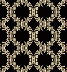 black and white seamless pattern