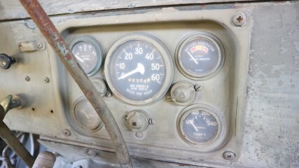 old gas meter Military vehicle