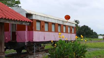 Obraz premium train in the countryside