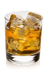 Glass of Whiskey and Ice