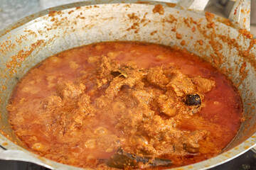 rendang or rendang padang as indonesian traditional food