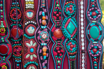 Ethnic Style Ornaments with stones