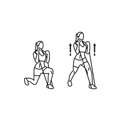 Fitness, Workout, Gym, Gymnastic, Sport Icon Logo Illustration Vector Isolated. Gym and Fitness Icon Set. Editable Stroke and Pixel Perfect.