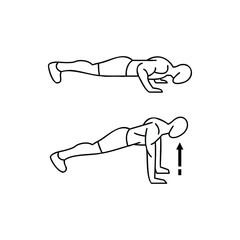 Fitness, Workout, Gym, Gymnastic, Sport Icon Logo Illustration Vector Isolated. Gym and Fitness Icon Set. Editable Stroke and Pixel Perfect.