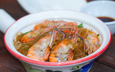 Baked Shrimp with Glass Noodles