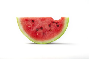 Bitten Slice of Watermelon