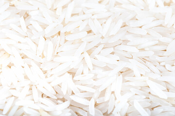 Background and texture of pasta white rice