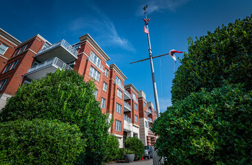 appartments on the street