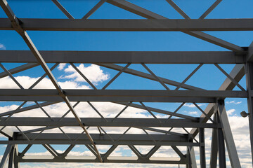 structure for iron bridge steel structure close up arch