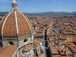 Fototapeta premium view of florence cathedral