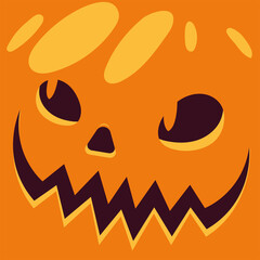 pumpkin character for happy halloween