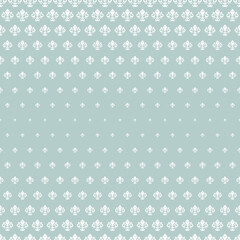 Orient vector classic pattern with white royal lilies. Seamless abstract background with vintage elements. Orient background. Light blue and white ornament for wallpaper and packaging