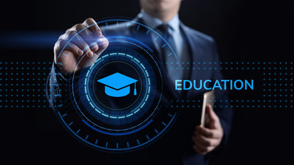 Education technology E-learning Online Training Webinar Seminar Knowledge Business Personal Development.