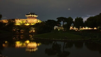 Fototapeta premium castle in the night