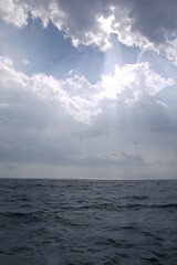 Fototapeta na wymiar Clouds and Sea