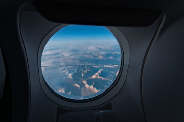 Flugzeug über Grönland