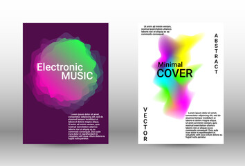 Fototapeta premium Modern musical covers