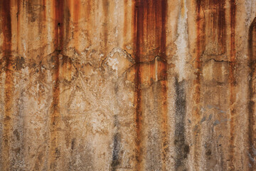 100 years old concrete wall