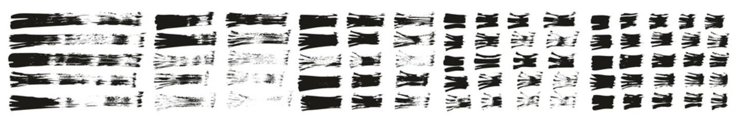 Flat Fan Brush Thin Straight Lines High Detail Abstract Vector Background Mega Set 