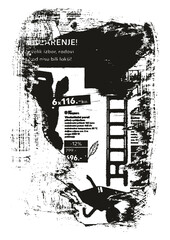 Ripped & Torn Paper Background Grunge Punk Style High Detail Abstract Vector Background Set 