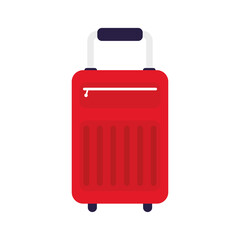 suitcase travel bag colorful isolated icon