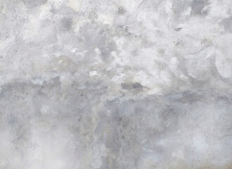 Dirty black and white rustic cement wall background. Watercolor painting on wall. Abstract acrylic and white and gray watercolor stain painted pattern.