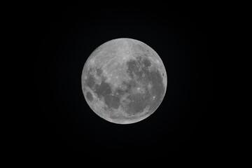A full moon close up taken from an observatory in New Zealand..