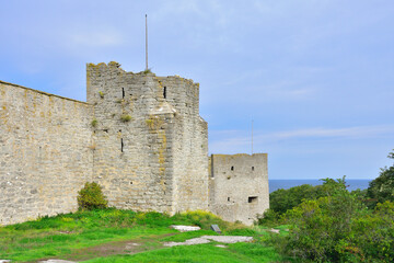 Stadtbefestigung Visby das Wahrzeichen auf Visby	