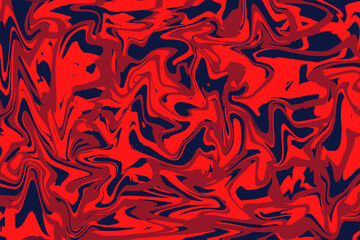 Abstract background irregular pattern design. Dark blue and red color abstract shapeless banner, vivid graphic colorful pattern