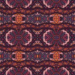 Tribal vintage abstract geometric ethnic seamless pattern ornamental