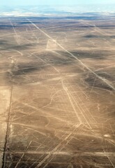 Nazca or Nasca mysterious lines and geoglyphs