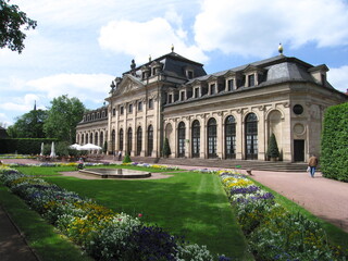Fulda Orangerie und Schlosspark am Stadtschloss