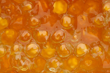 Closeup view of fresh honeycomb as background