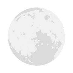 moon full space satellite icon