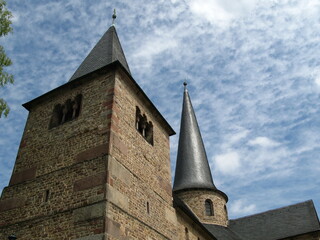 Fototapeta premium Fulda Romanischer Kirchturm Michaeliskirche