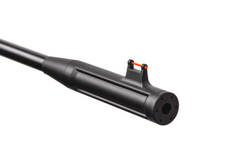 Air rifle isolate on a white back. Small-caliber weapons for sport shooting and hunting.