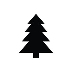 Christmass tree icon, flat design best vector icon. Vector illustration.
