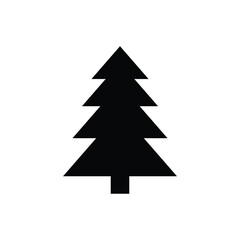Christmass tree icon, flat design best vector icon. Vector illustration.