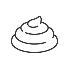 Poo illustrations, Vector illustrations isolated.	