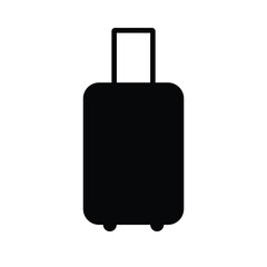 Suitcase Icon on white background. Vector Design Illustration