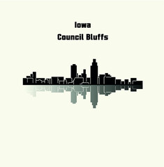 Obraz premium Council Bluffs, Iowa