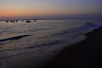 Abendstimmung in der Bucht von Arcachon