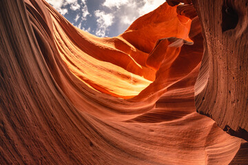 Visit the lower Antelope Canyon. Arizona, USA