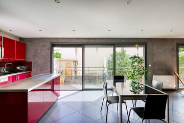 modern dining room