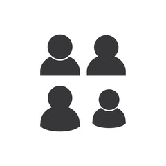 user icon design, vector template, eps10