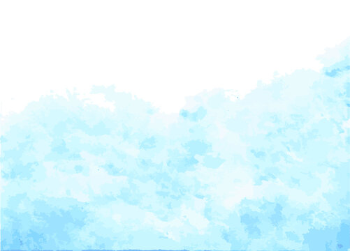 blue watercolor background © Agung