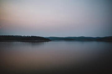 Fototapeta premium Colorado Mountain lake at sunset