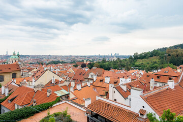 Domy miasto panorama czechy praga